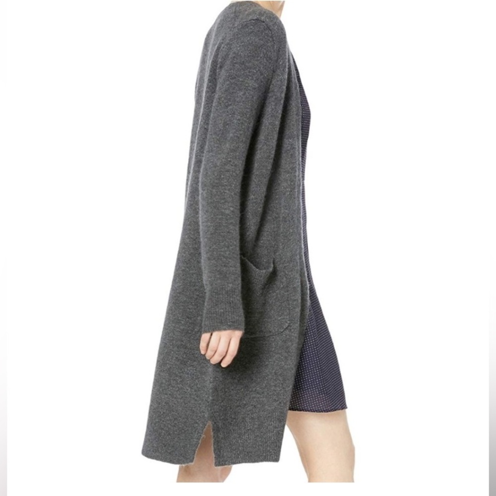 LIKE NEW! J CREW MERCANTILE ALPACA AND WOOL BLEND LONG CARDIGAN SIZE S